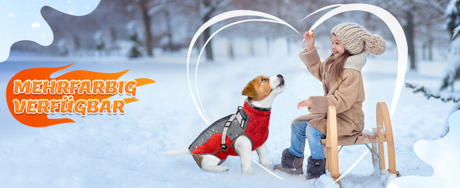 Водонепроникний теплий зимовий одяг для собак - флісова куртка з отвором для шлейки (XL, Червоний)