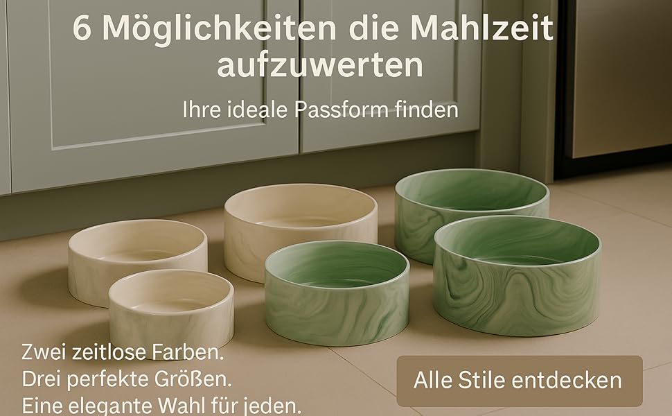 Миска для собак Flamingo Keramik, 1.2л, зелена, велика, для великих собак, миска для собак, велика, миска для собак, керамічна, велика, миється в посудомийній машині