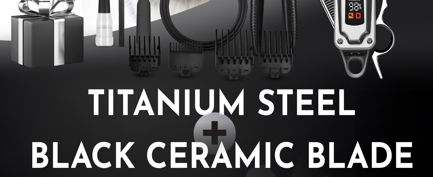 Професійна машинка для стрижки волосся Coldspot - для густого волосся, бездротова, з LED-дисплеєм, тиха, з металевим корпусом