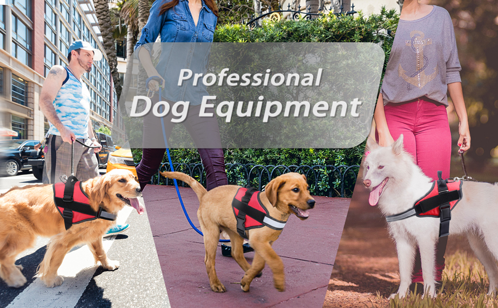 Шлейка для собак проти тяги, дихаюча, регульована, для прогулянок та тренувань, нагрудник, для вулиці, легкий контроль, середні, малі, великі породи, (XL, Рожевий)