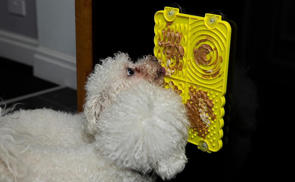 Mat для собак та цуценят Licky Leckmatten - повільне годування, міцний пластик, з присоскою