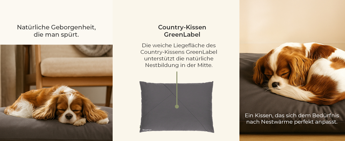 М'яке ліжко для собак великих порід Doctor Bark GreenLabel - зручне, миється, зелене (L)