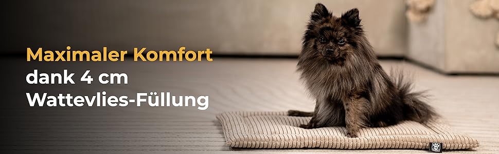 Килимок для собак HS-Hundebett® з флісовою підкладкою, XS (45x65 см) – Практичний, зручний, миючий, двосторонній – М'яка ковдра для собак – Комфортний відпочинок – Зелений, виготовлено в Німеччині, 45x65 см