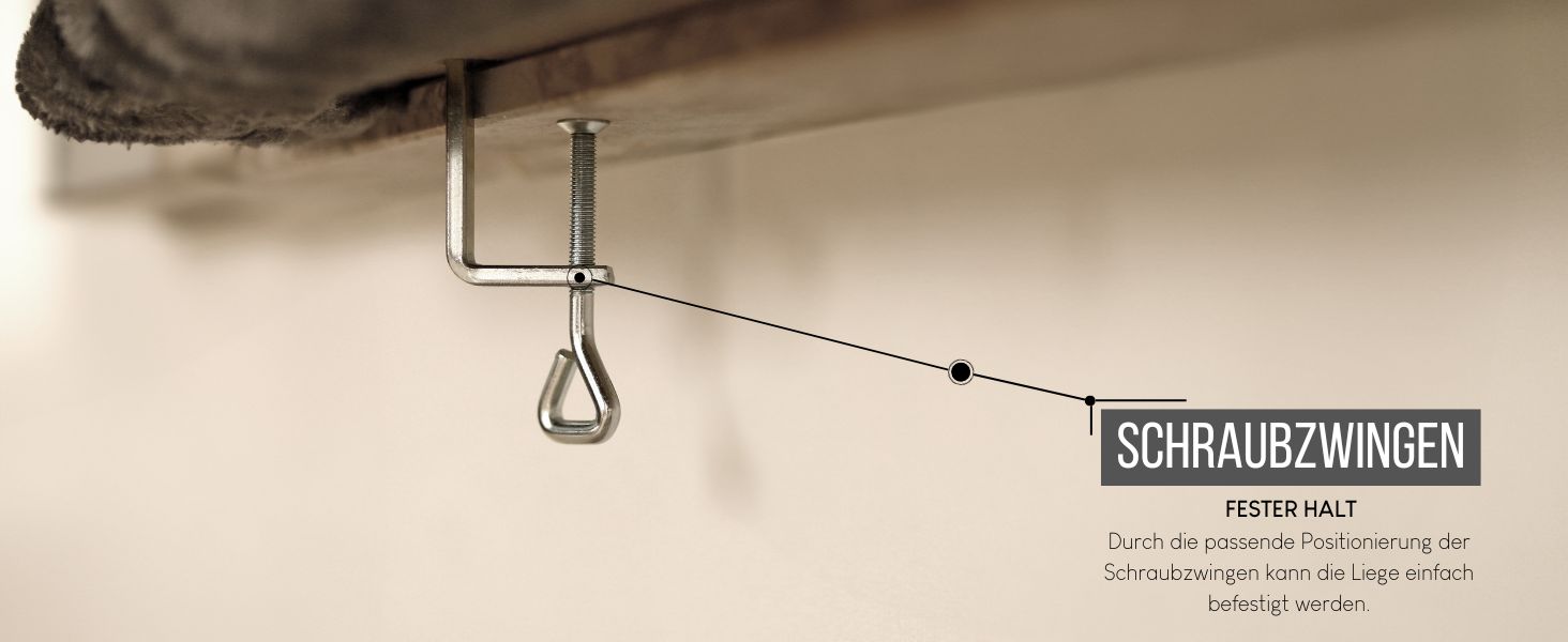 Кішка лежанка для вікна Lionto, м'яка, плюшева, 35x50 см, сіра, до 15 кг