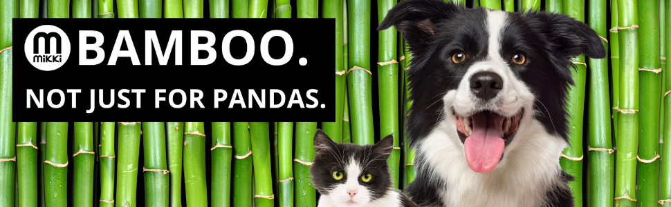 Щітка для грумінгу Mikki 6280033 з бамбука з кулькоподібними кінчиками для середньої/довгої/кучерявої шерсті собак та котів, велика, L, 99 г, коричнева