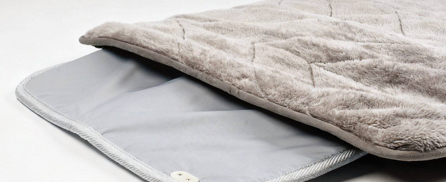 М'яка грілка для собак Mora Pets: тепла підстилка, 89 x 61 см, 9 зон нагріву, таймер, захист від перегріву, миється