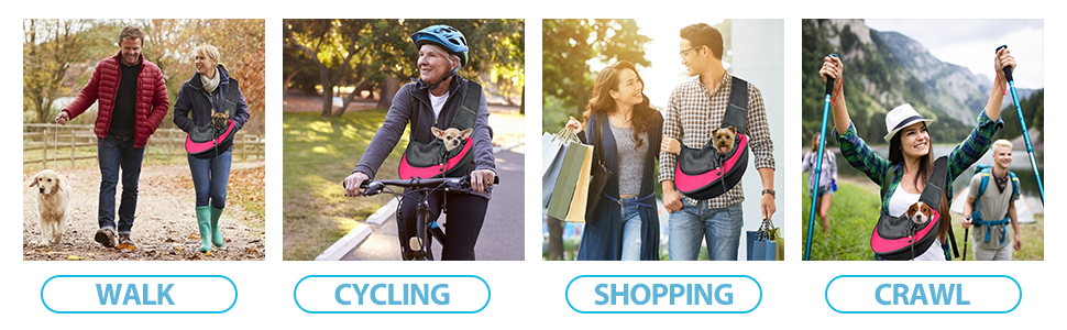 Сумка-переноска для собак PETCUTE, чорна, до 4 кг