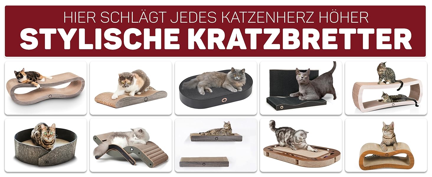 Кігтечка для котів CanadianCat Satellite 2.0 Lounge XXL | З гофрокартону з м'ятою | Колір: горіх | 76 x 24 x 24 см