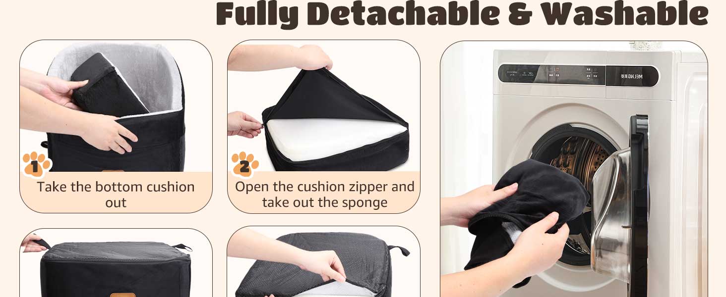 Автокрісло для собак Nobleza до 13 кг, 50x50x40 см, з підняттям, кишенями та поводок