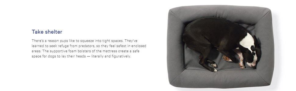 Casper - ліжко для собак, сірого кольору, розмір L, 48 x 66 x 15 см