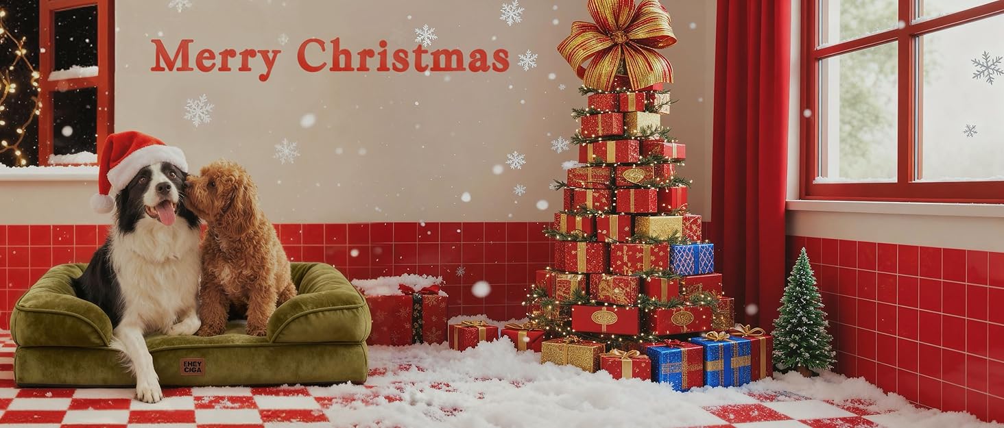 Ортопедичне ліжко для собак EHEYCIGA, 76x51x9 см, сіре. М'яке, миється, для маленьких собак, підходить для клітки.