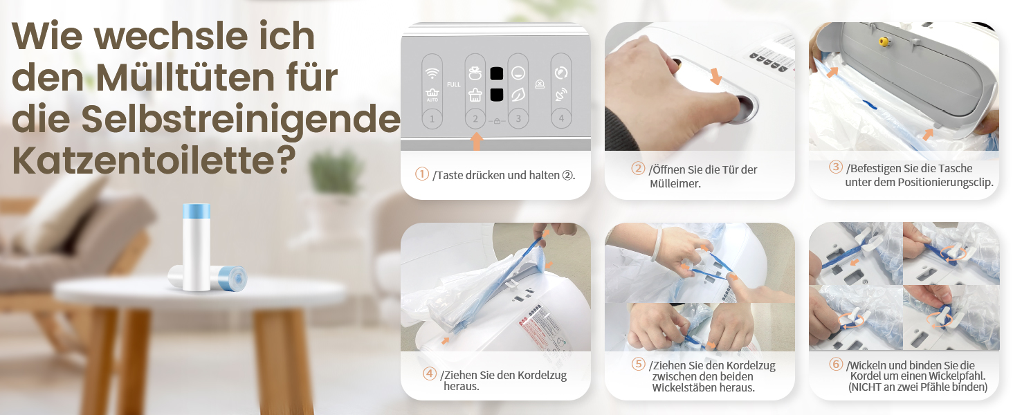 Автоматичний туалет для котів LELO PAWS, 65л, самоочисний, з контролем запаху, керування через APP, електричний, XXL, з мішком для сміття та килимком, для кількох котів, білий (блакитний)