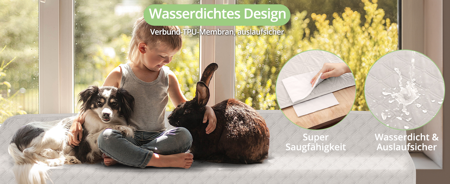 Водонепроникний коврик для собак, 137 x 208 см, килимок для домашніх тварин, ковдра для собак, неслизький, міцний, багаторазовий, можна прати в пральній машині, захист для дивану, ліжка, автокрісла, темно-сірий (Бежевий, M (137x208cm))