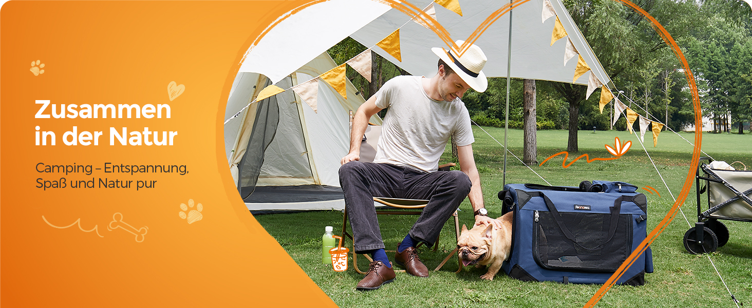 Клітка для собак Feandrea, переноска для собак XL, 81 x 58 x 58 см, з металевим каркасом та ручками, дихаюча, з кишенями