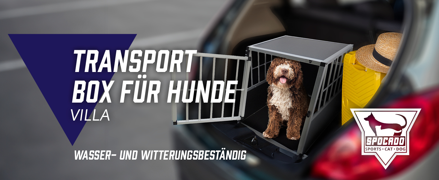 Транспортна переноска для собак Villa Hunde - Безпечний та комфортний перенос вашого улюбленця. Стабільна конструкція, різні розміри (69 x 60 x 54 см). Легка, міцна та зручна у догляді.