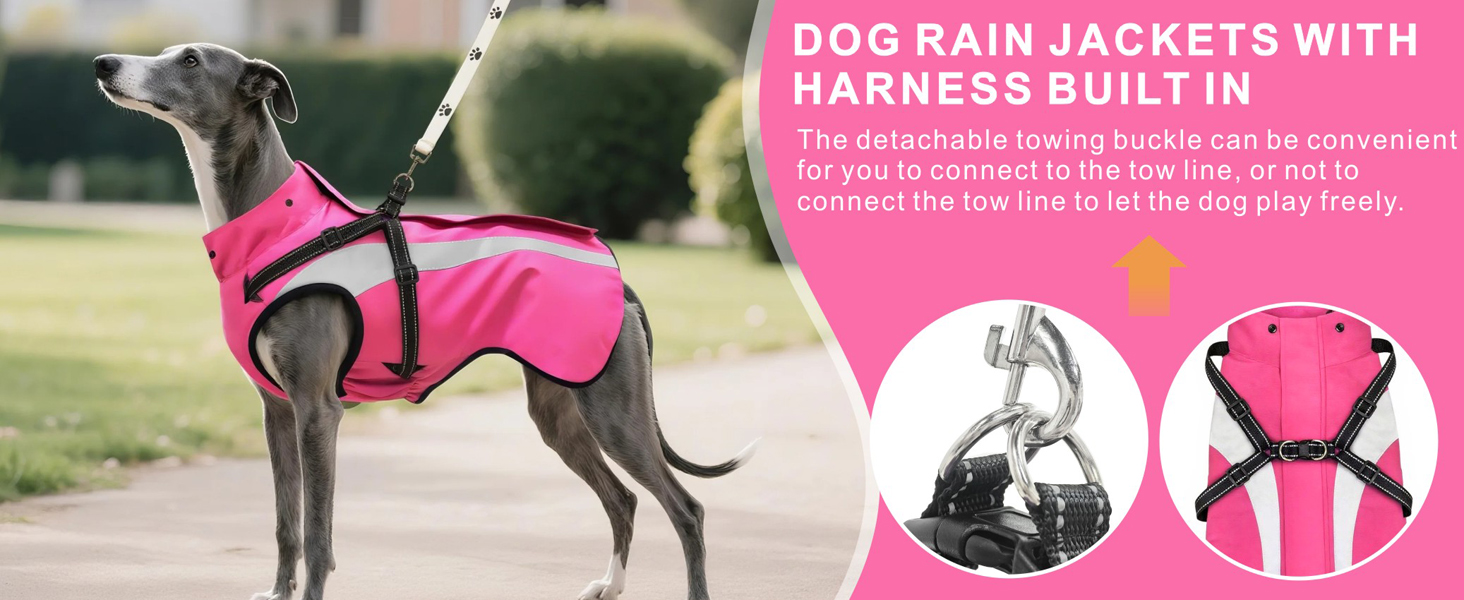 Водонепроникний дощовик для собак Oslueidy - дощовик для собак з капюшоном, пончо для маленьких, середніх та великих собак, цуценят S-XXL (Жовтий, M)