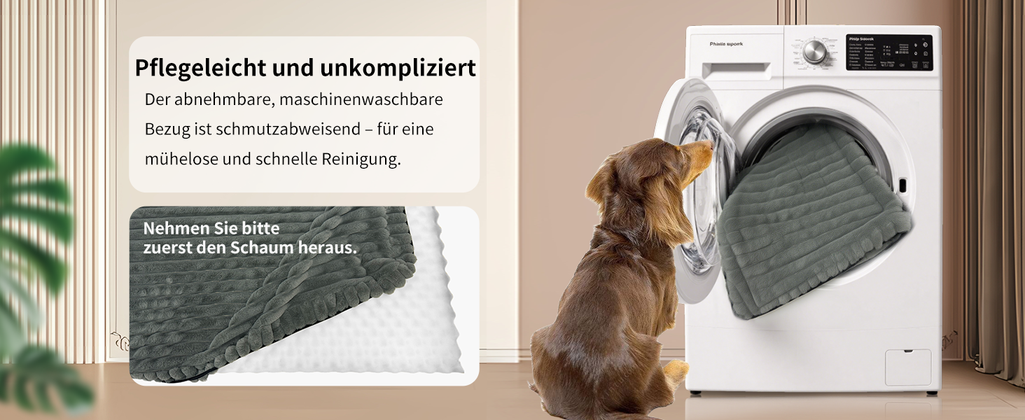 Ортопедичне ліжко для собак з ефектом пам'яті XXL, вологостійке, з неслизьким покриттям для вулиці. Знімний, пральний чохол. Ідеально для великих собак, лабрадорів та бульдогів