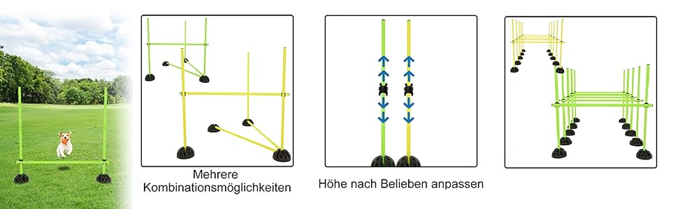 Набір стрибкових стіжок LZQ для розвитку спритності та координації. Ідеально для спортивних клубів та шкіл. Зелений колір