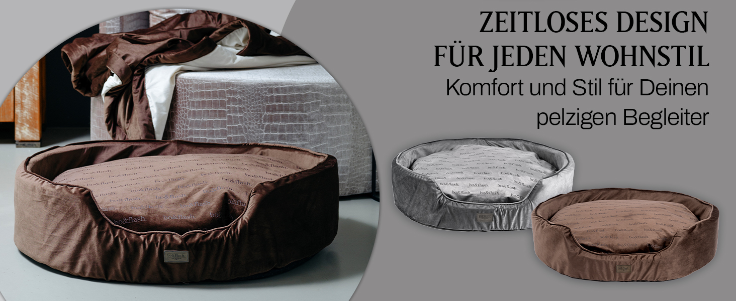 М'яке ліжко для собак San Diego Dark Grey L - зручне собаче ліжко для маленьких та великих собак, з антиковзким покриттям та можливістю прання