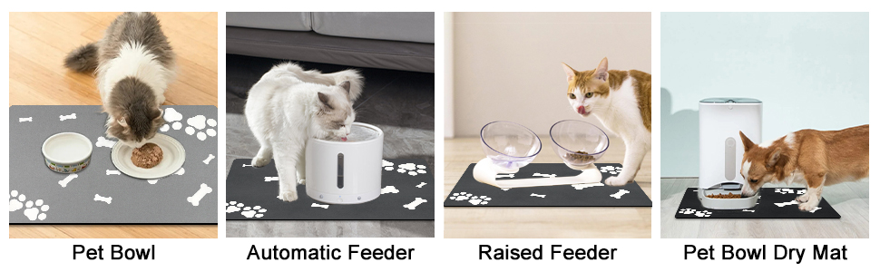 Килимок для собак та котів Lurowo, швидковисихаючий, надпоглинутий, миючий, з антиковзаючим покриттям, 40 x 60 см, дизайн 