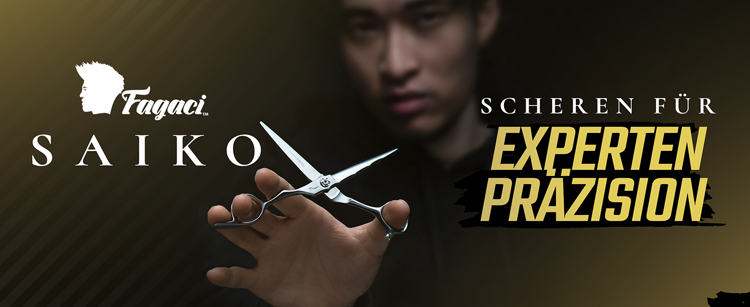 Професійна фризьорська ножиці Fagaci 6 дюймів з японської сталі для точного зрізу волосся, ножиці для волосся з лезами гострого як бритва, довговічні