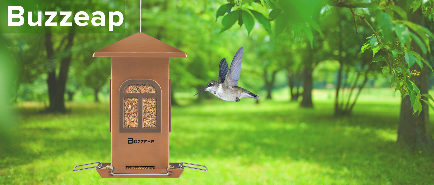 Годівниця для птахів у сад/на балкон: стійка до погодних умов, для дикої природи