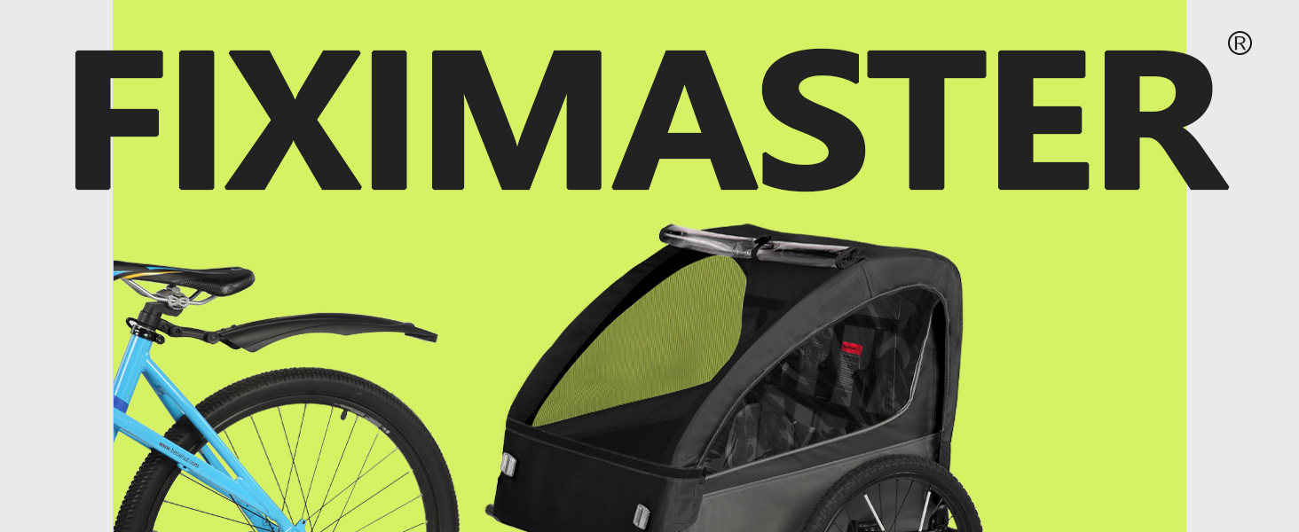 Дитячий велопричіп 2в1 з функцією коляски та бігуна, амортизація, регульована ручка-штовхач та гальма, для 1-2 дітей, до 40 кг, чорний