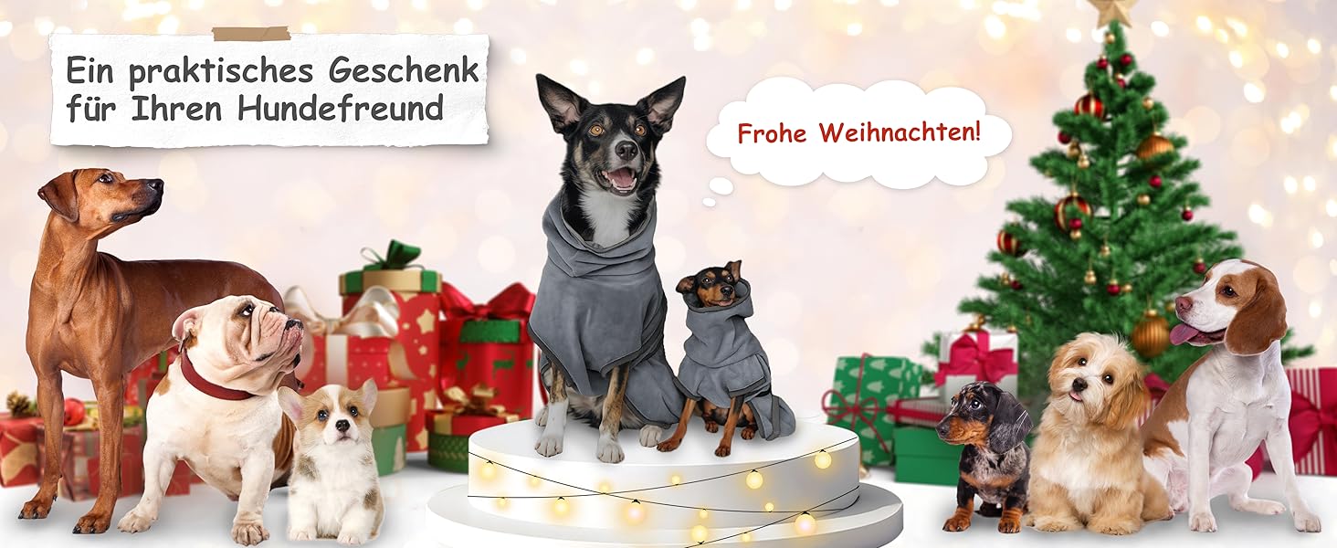 Рушник для собак Auvstar з бавовни, великий, вбираючий, м'який, для грумінгу