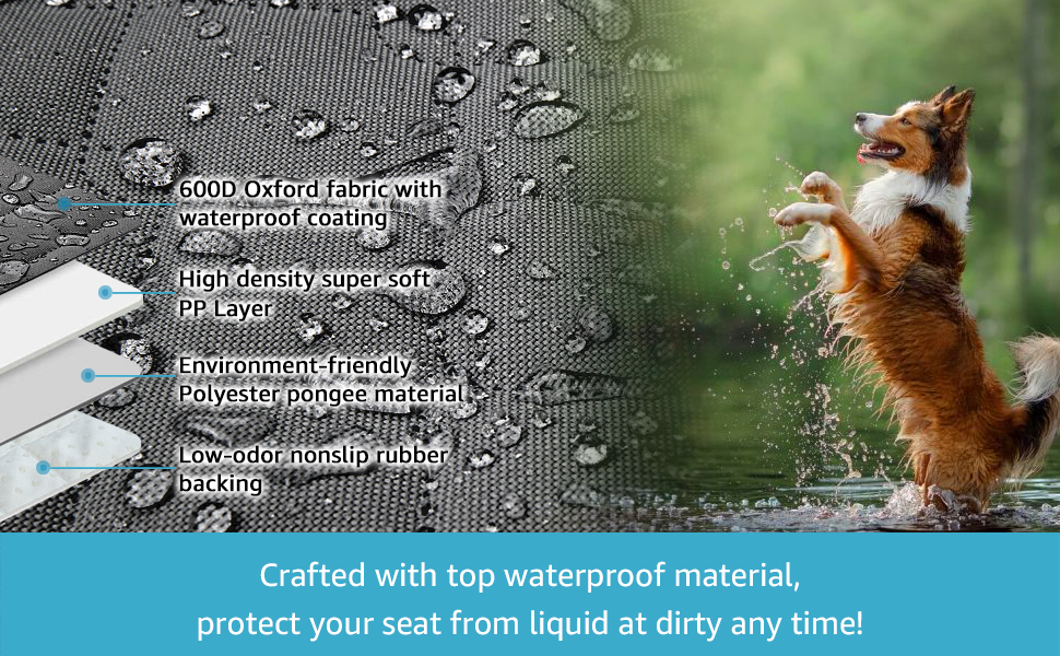 Захисний чохол на сидіння для собак Lassie XL, автомобільна гамак для великих SUV та пікапів, сумісний з F150 F250/Chevrolet Silverado/Ram Pickup/GMC Sierra/Toyota Tundra та Crew Cab (54'W x 58'L, сірий)