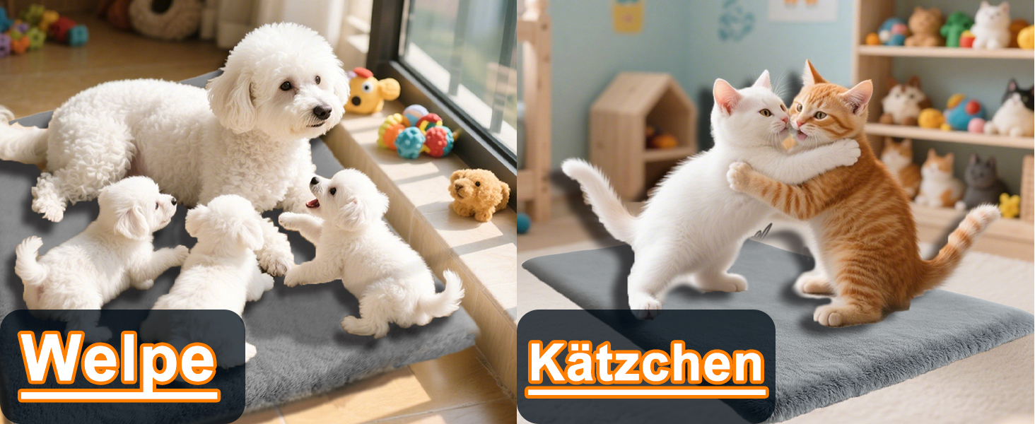 Килимок грілка для тварин 70x45 см: великі собаки, коти, анти-гризучий, з регулюванням температури