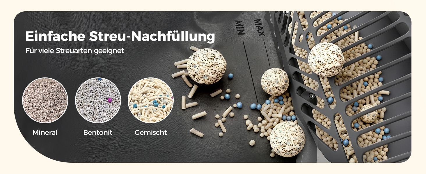 Автоматичний лоток для котів Katzenklo Selbstreinigend з контролем запаху, сенсорами та керуванням через додаток - для великих котів