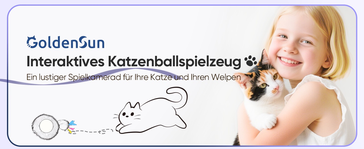 Іграшка для котів GoldenSun: м'ячик-дзига з дзижчанням, килимок з мишками, 5-лочкове хованки, блакитний колір