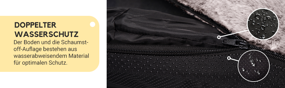 Крісло-ліжко для собак великих порід та людей, 180x114x35,6 см, з штучним хутром, ковдрою та подушкою, FURRYFECTION