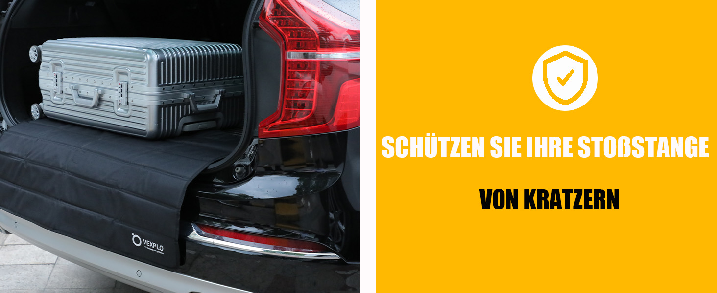 Захист для краю вантажного відсіку автомобіля, розкладний, 96 x 63 см - захист від подряпин для собак та вантажів