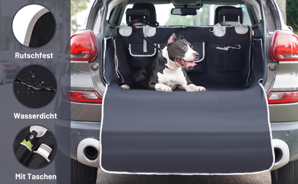 Захист для багажника авто для собак, SUV, чорний килимок, вологостійкий, універсальний, 205x115 см