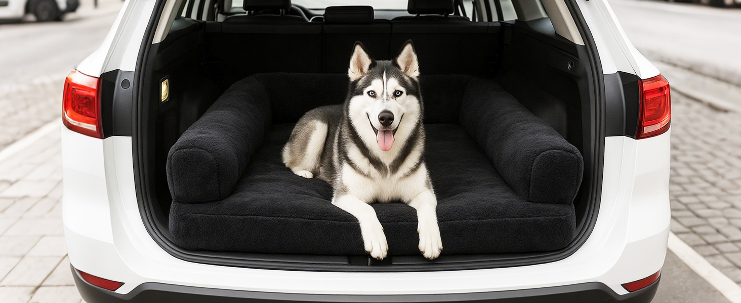 PAWZ Road лежанка для собак великих порід, ортопедична з memory foam, XL 138 см, знімний чохол