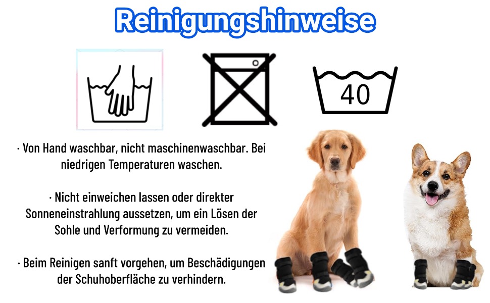 Чоботи для собак: захист подушечок лап [4 шт.], водонепроникні та дихаючі, з неслизькою підошвою та світловідбиваючим кріпленням. Підходять для малих, середніх та великих собак. Зручні чоботи для прогулянок на вулиці.