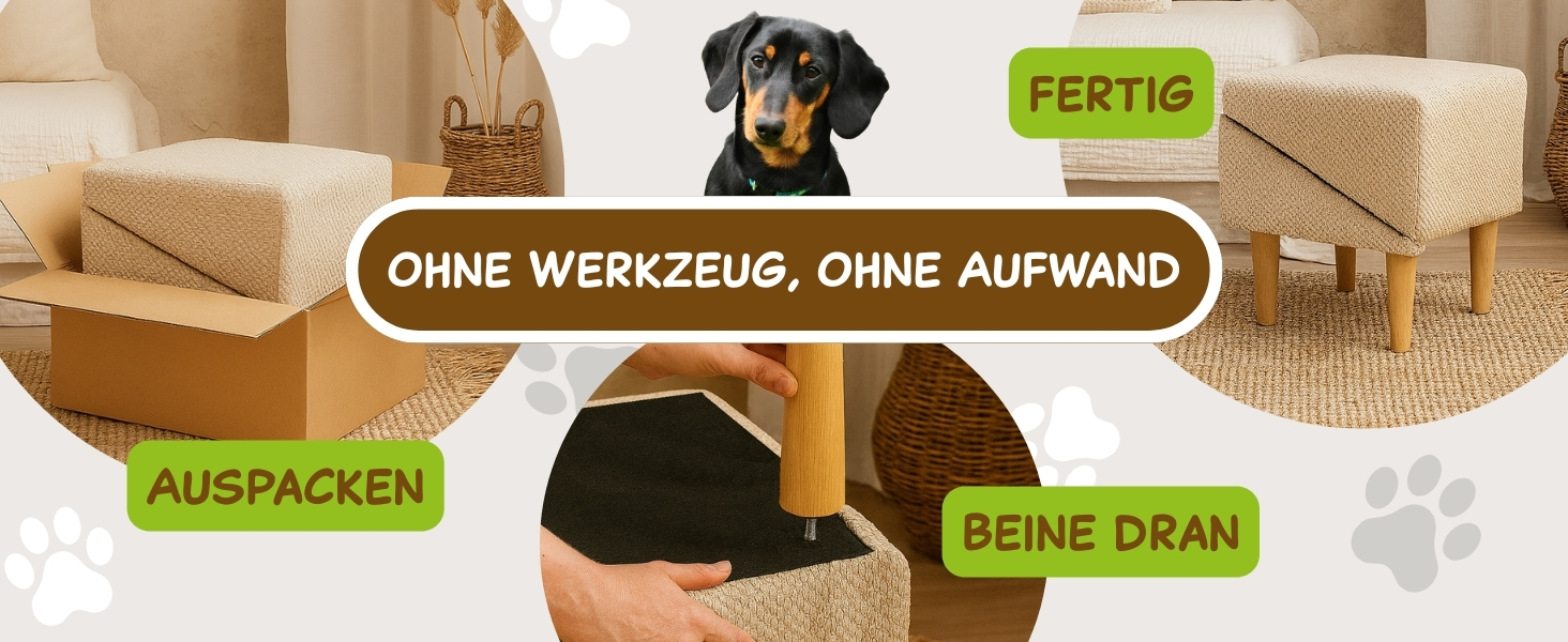 Сходи для собак Outentin – розкладні, з неслизьким покриттям, для маленьких та великих собак, до дивану та ліжка, стабільні, складані, 36 см, сірий графіт