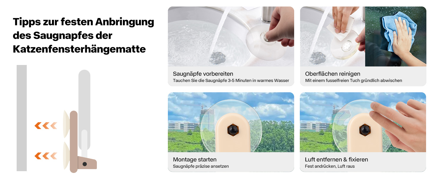 Кігтеточка-ліжко для котів Pet Prime на віконну раму з присосками 85мм, 20кг, знімні чохли, нержавіюча сталь, 45x32см, розкладна, бездротова