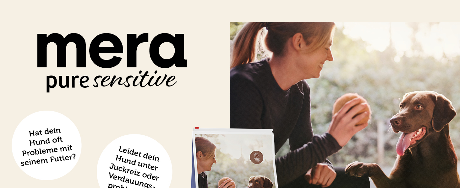 Сухий корм для собак MERA Pure Sensitive з ягнятиною та рисом, 4 кг