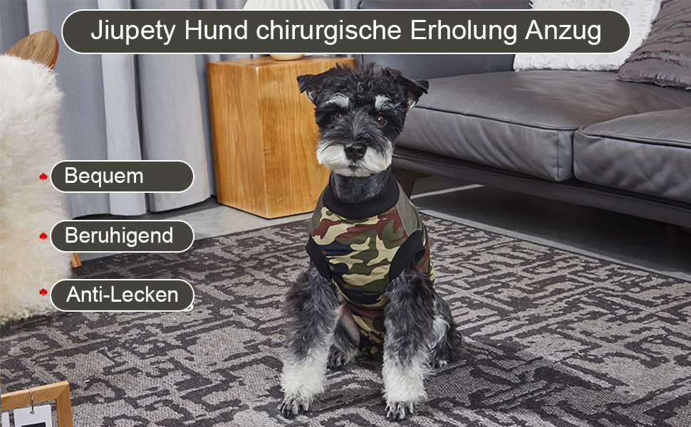 Тіло для собак після операції, захисний одяг для собак після кастрації/стерилізації, дихаючий, анти-витік ран, зелений, L