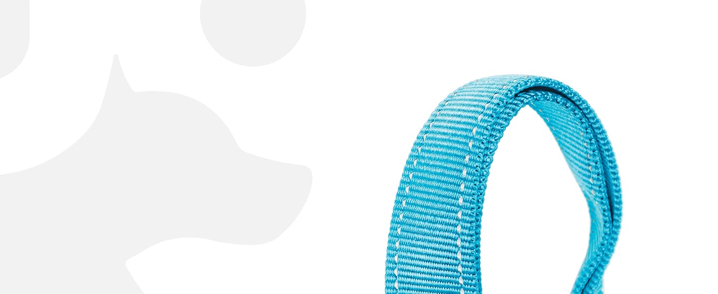 Автогурт для собак Wuglo 30-95см - для безпеки в авто, універсальний, блакитний