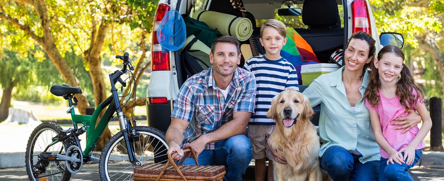 Захист для багажника автомобіля від бруду для собак bytaoqipet, 105x185 см, універсальний, водовідштовхувальний, з боковим захистом, для SUV/Kombi/хетчбек