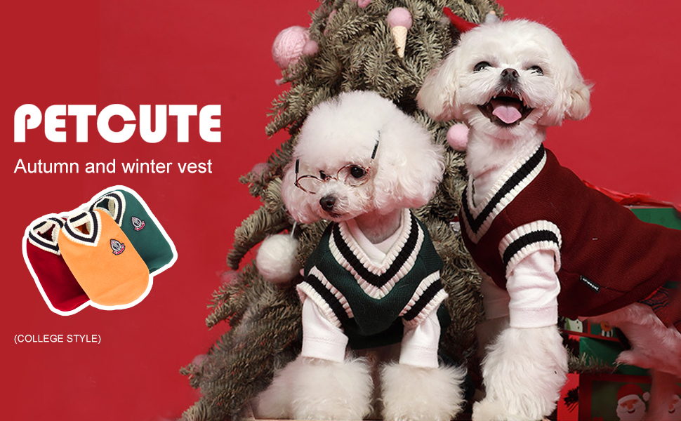 Теплий зимовий пуловер для собак та котів PETCUTE, зручний одяг для маленьких, середніх та великих собак, теплий зимовий одяг для тварин, подарунок для собаки або кота, червоний, розмір S