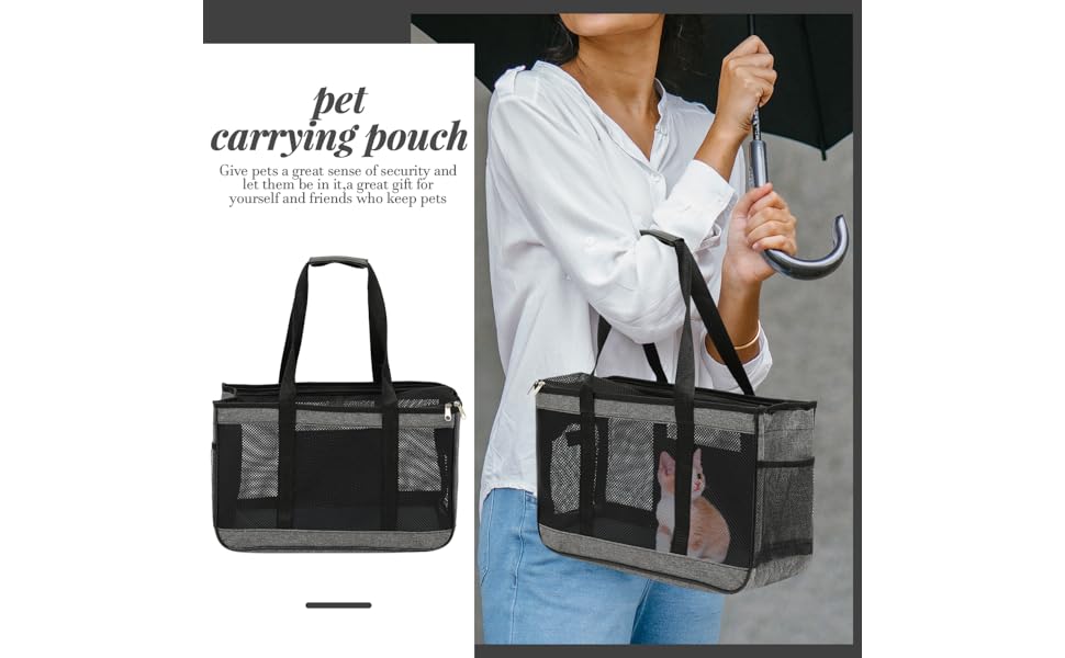 Транспортна сумка для тварин Cosmevivi: переноска для котів та собак, дихаюча, з оксфордської тканини