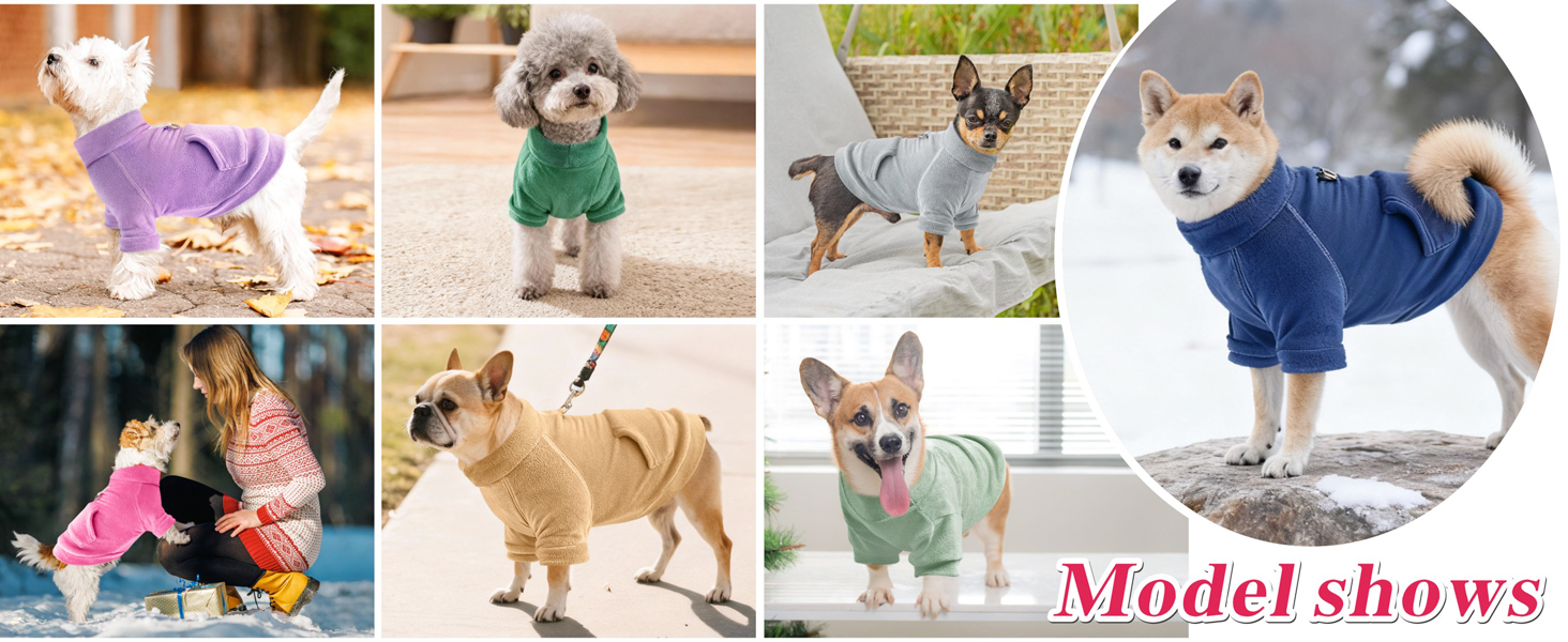 Теплий пуловер для собак Moukoirl: бавовняний одяг з кишенею для дрібних та середніх собак, котів, чихуахуа (XL, хакі & коричневий)