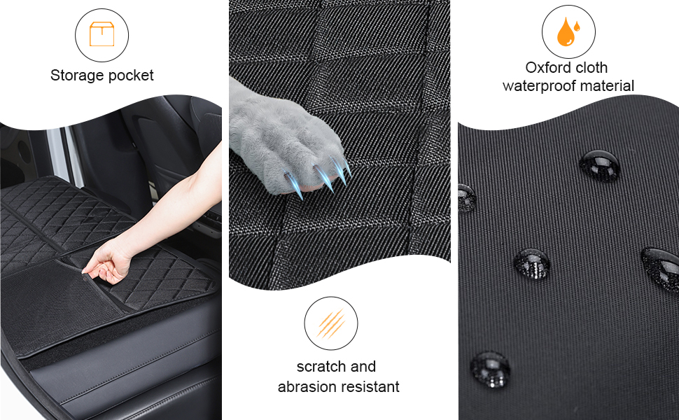 Килимок у багажник для Tesla Model Y (2020-2025), водонепроникний, для собак, захист сидінь, універсальний, преміум-якість