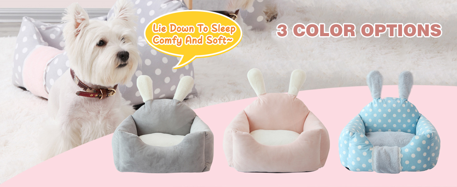 Килимок для котів та собак PETCUTE XL Рожевий: м'який, теплий, для котів та маленьких собак, з дизайном кролика, можна прати