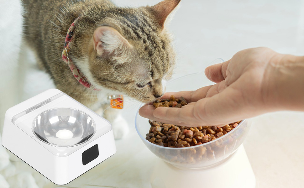 Автоматичний годівниця для котів, інфрачервоний сенсор, відкидний миска, кришка для відкривання, знімний дозатор, на батарейках, інтелектуальна машина для годування домашніх тварин