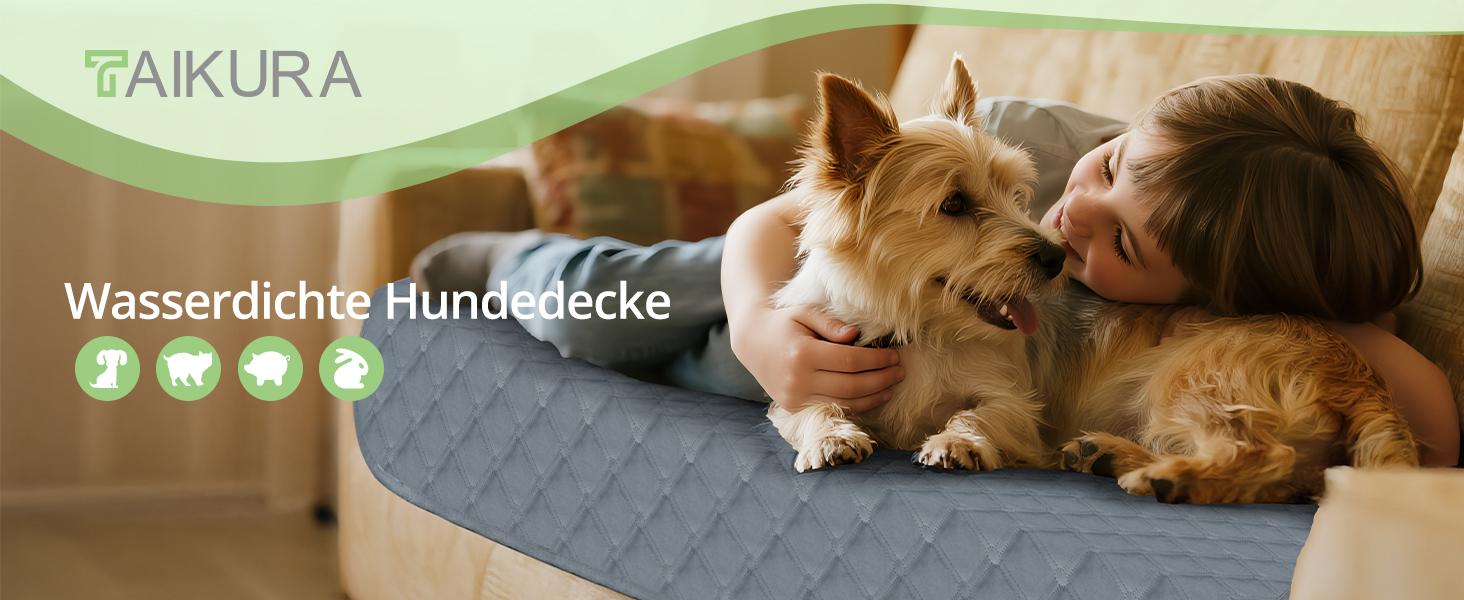 Водонепроникний коврик для собак, 137x208 см. Міцний килимок для тварин, антиковзаюча, багаторазова, можна прати в пральній машині. Захист для дивану, ліжка, автокрісла. Темно-сірий колір.